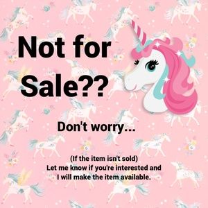 Other - Item You Like is Listed "Not for Sale"??? Other - Item You Like is Listed "Not for Sale"???